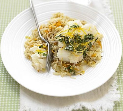 Arroz bacalao